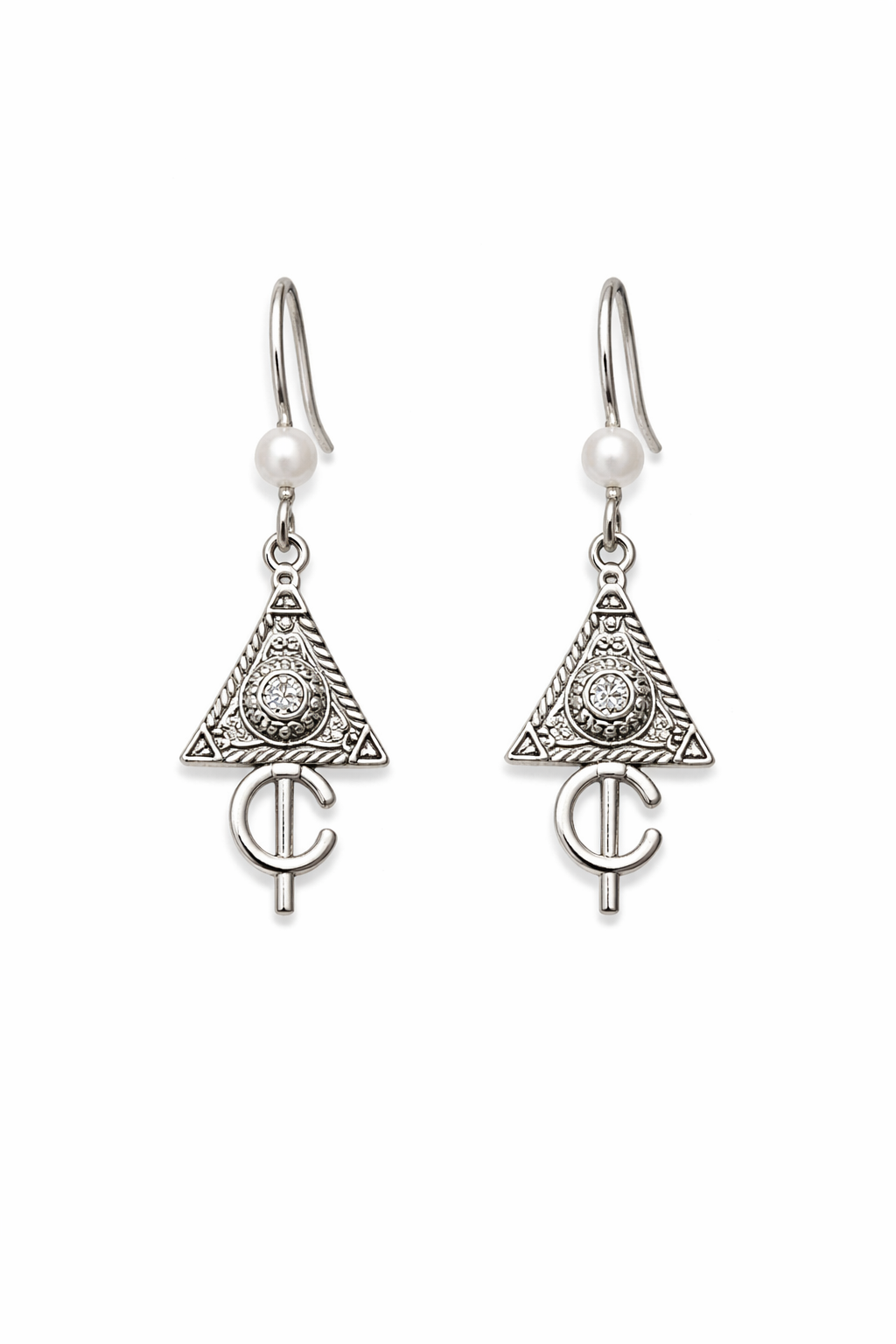 Boucles d'Oreilles Kabyles Argentées