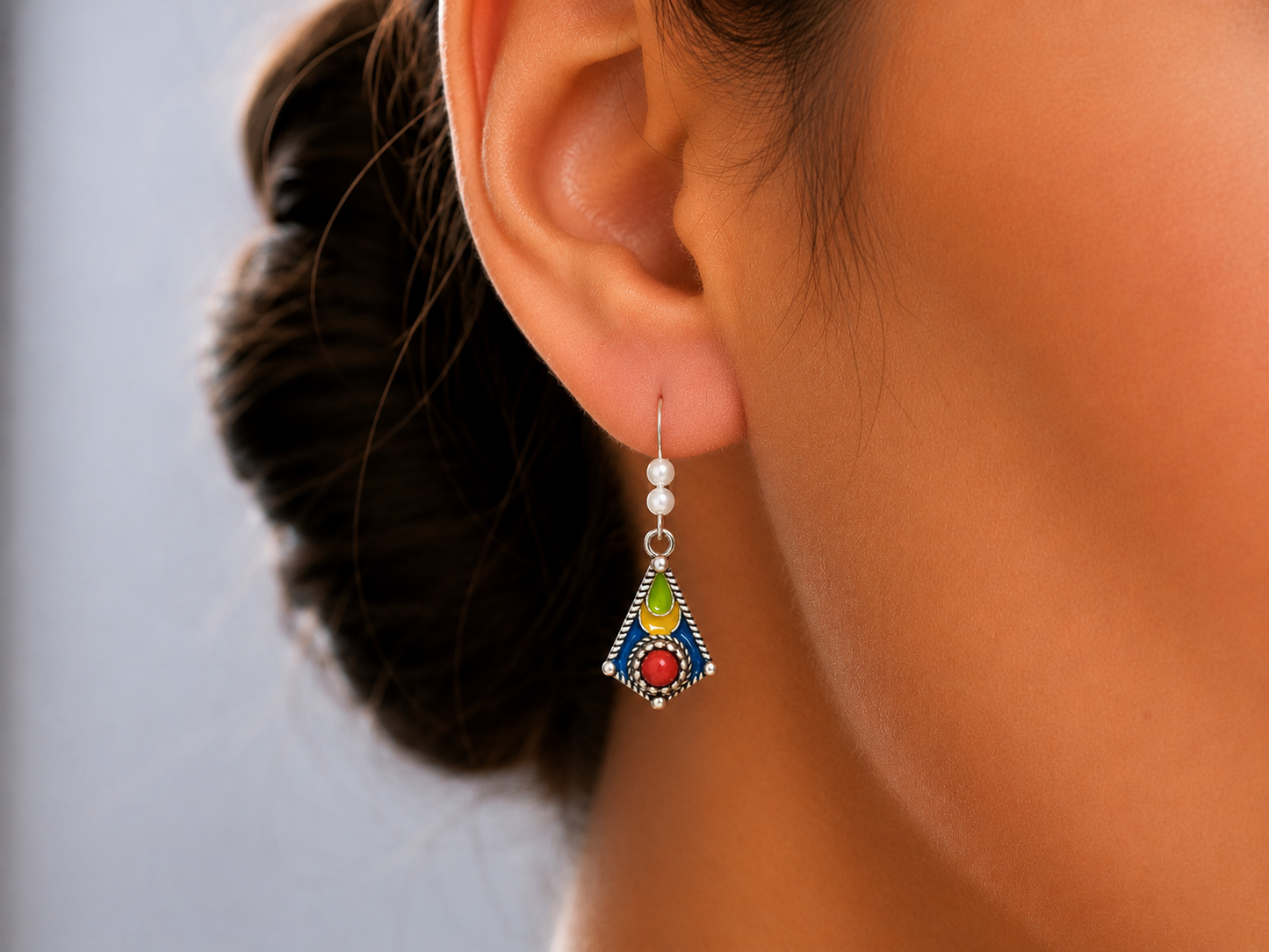Boucles d'Oreilles Kabyles Traditionnelles